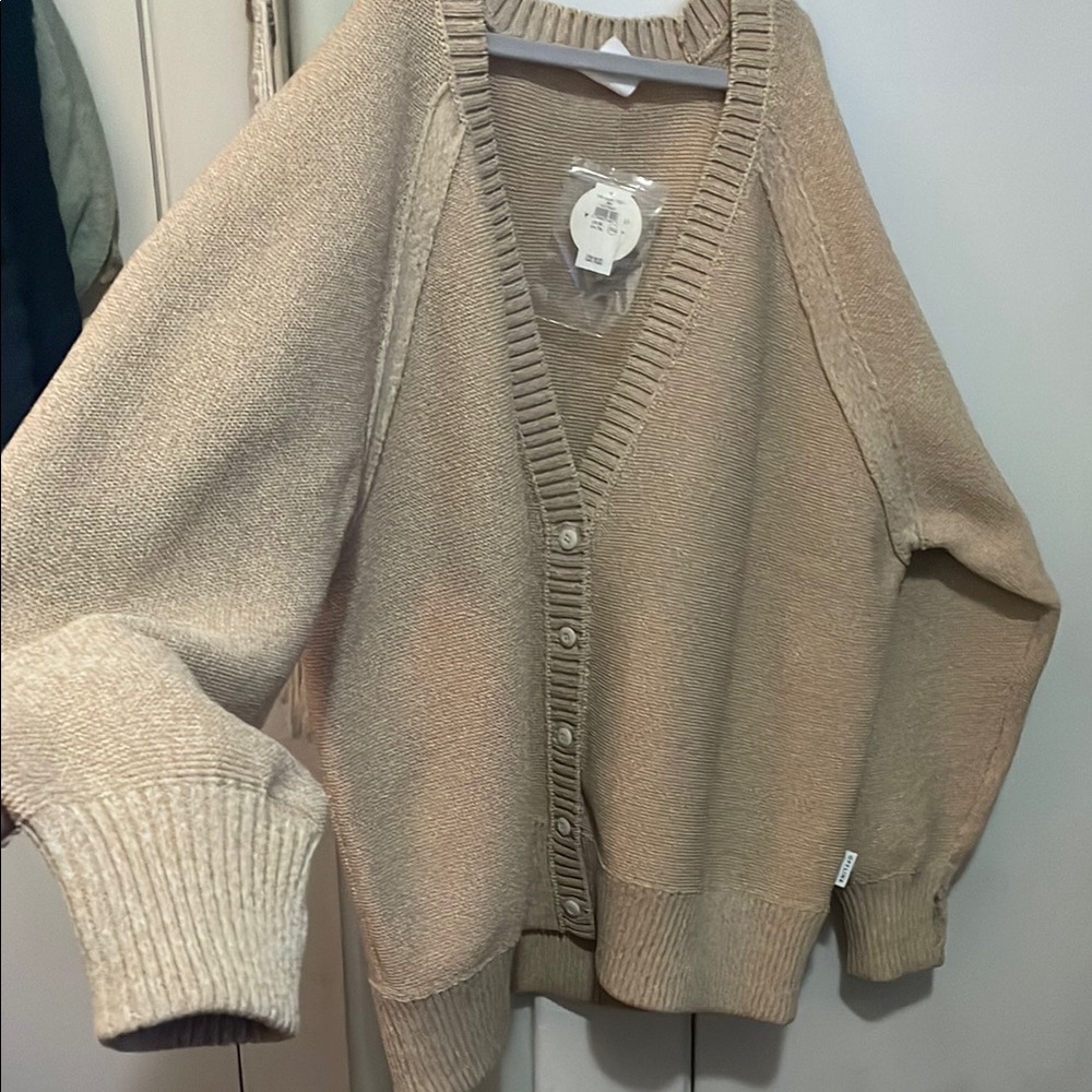 Offline by Aerie Beige Cardigan
